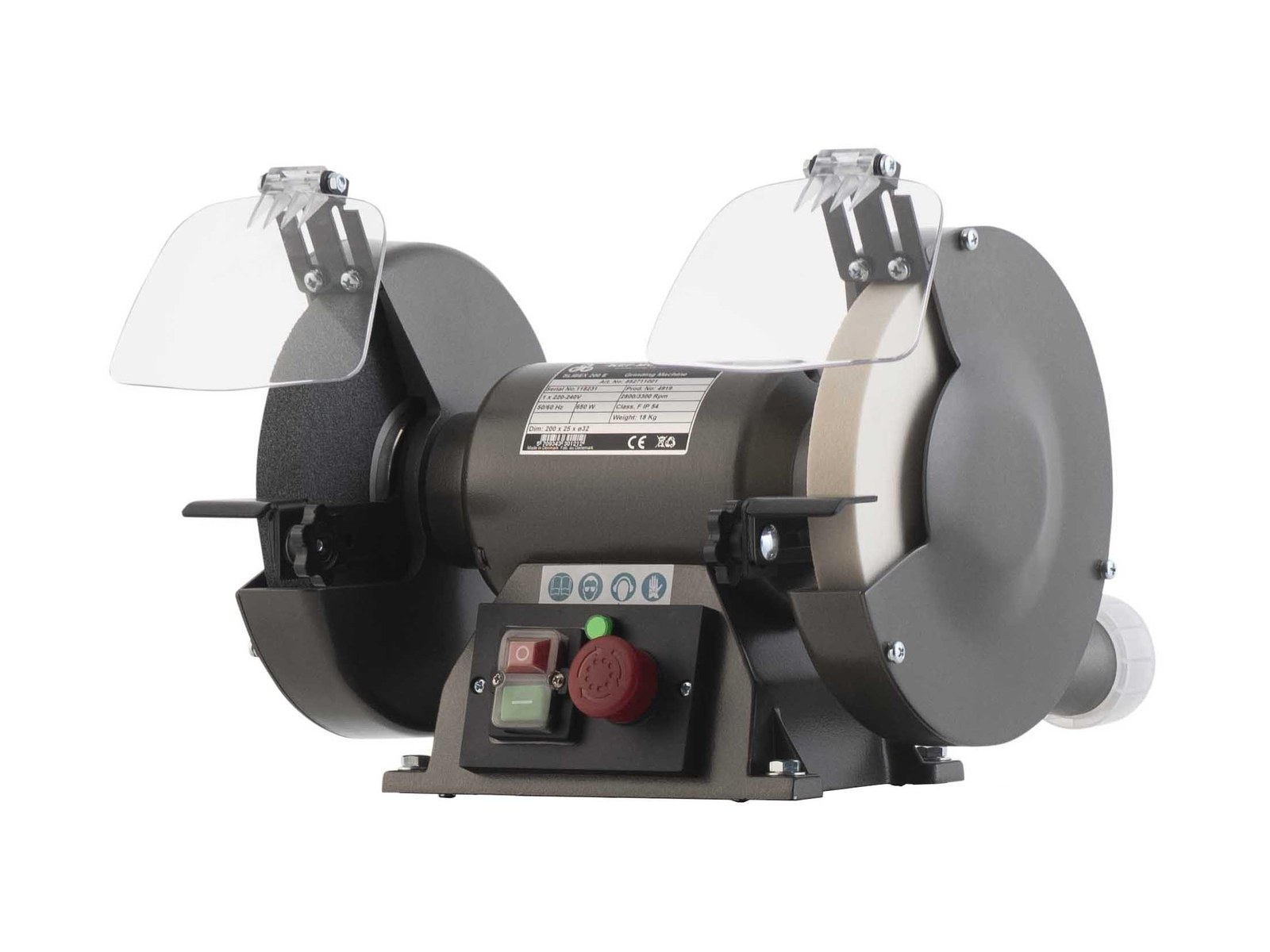 Bänkslipmaskin KEF Slibex 200E 
1x230V-50 Hz
