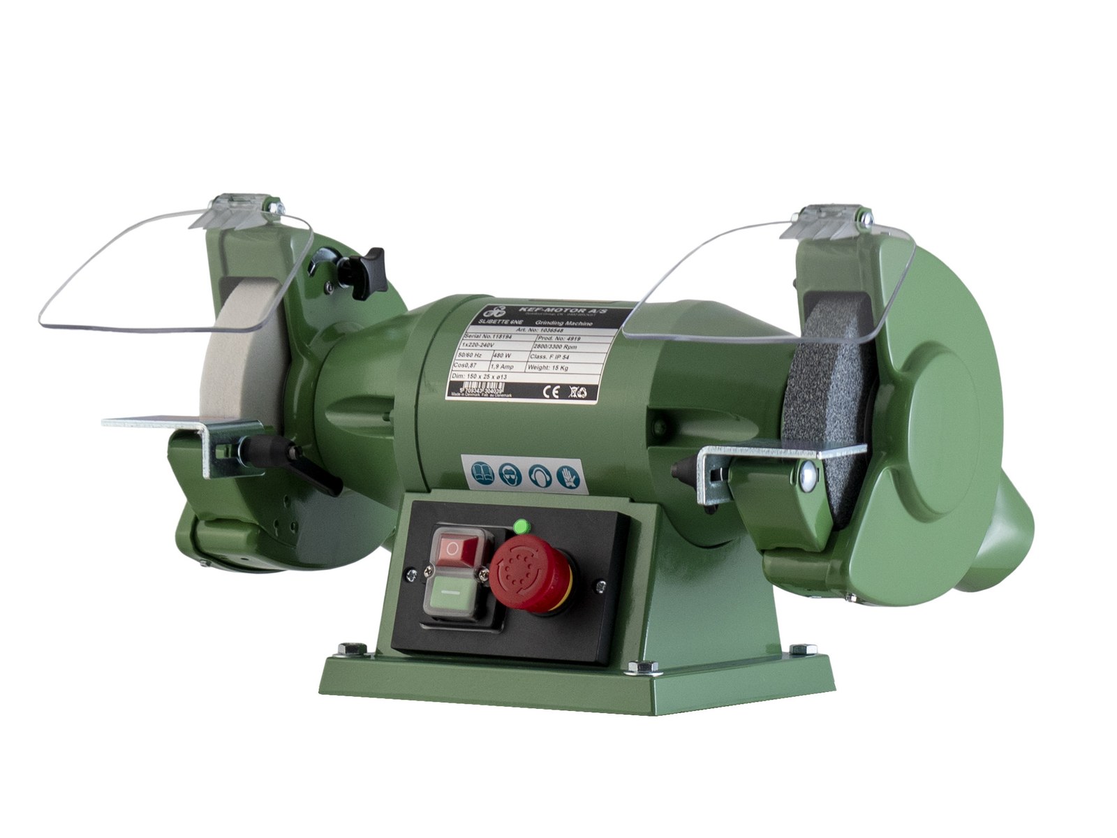 Bänkslipmaskin KEF Slibette 8N 3x400V-50 Hz